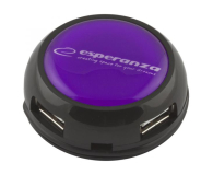 Esperanza HUB USB 2.0 YOYO FIOLETOWY - 1398468 - zdjęcie 4